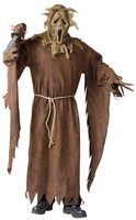 Mens Scary Scarecrow Ghost Scream Costume