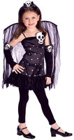 Kids Skull Fairy Costume