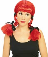 Red Country Girl Wig