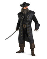 Mens Blackbeard Pirate Costume