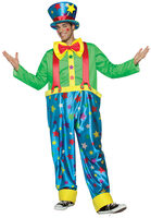 Mens Star Clown Costume