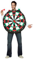 Mens Bullseye Dartboard Costume