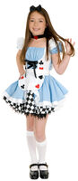 Girls Fairy Tale Alice In Wonderland Costume