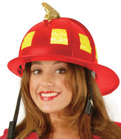 Red Firefighter Helmet