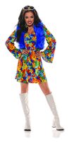 groovy blue women's costume