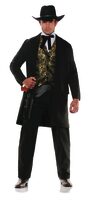 gambler western men's costume
