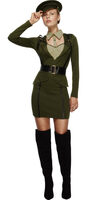 army captain womens costume