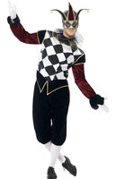 harlequin men's costume