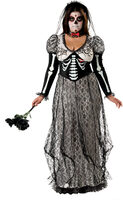 Womens Plus Size Boneyard Bride Costume