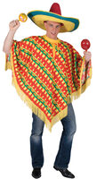 Fiesta Mexican Poncho Costume