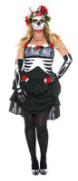 Mrs. Muerte plus size women's costume