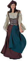 Medieval Peasant Woman Costume