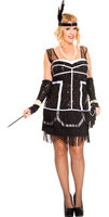 flapper fever plus size women's costume