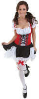 Sexy Red Beer Maiden Oktoberfest Costume