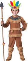 Indian brave boy's costume