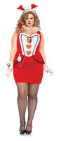 tea party bunny plus size womens costume