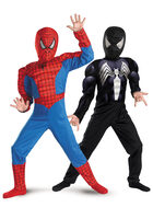 Reversible SpiderMan Red To Black Quality Muscle