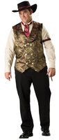 Gamblin Man Plus Size Western Costume