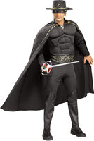 Zorro Muscle Chest Deluxe Adult Costume